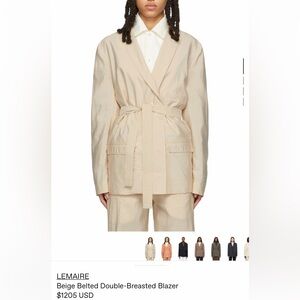 Lemaire silk blazer - great condition! Size xs